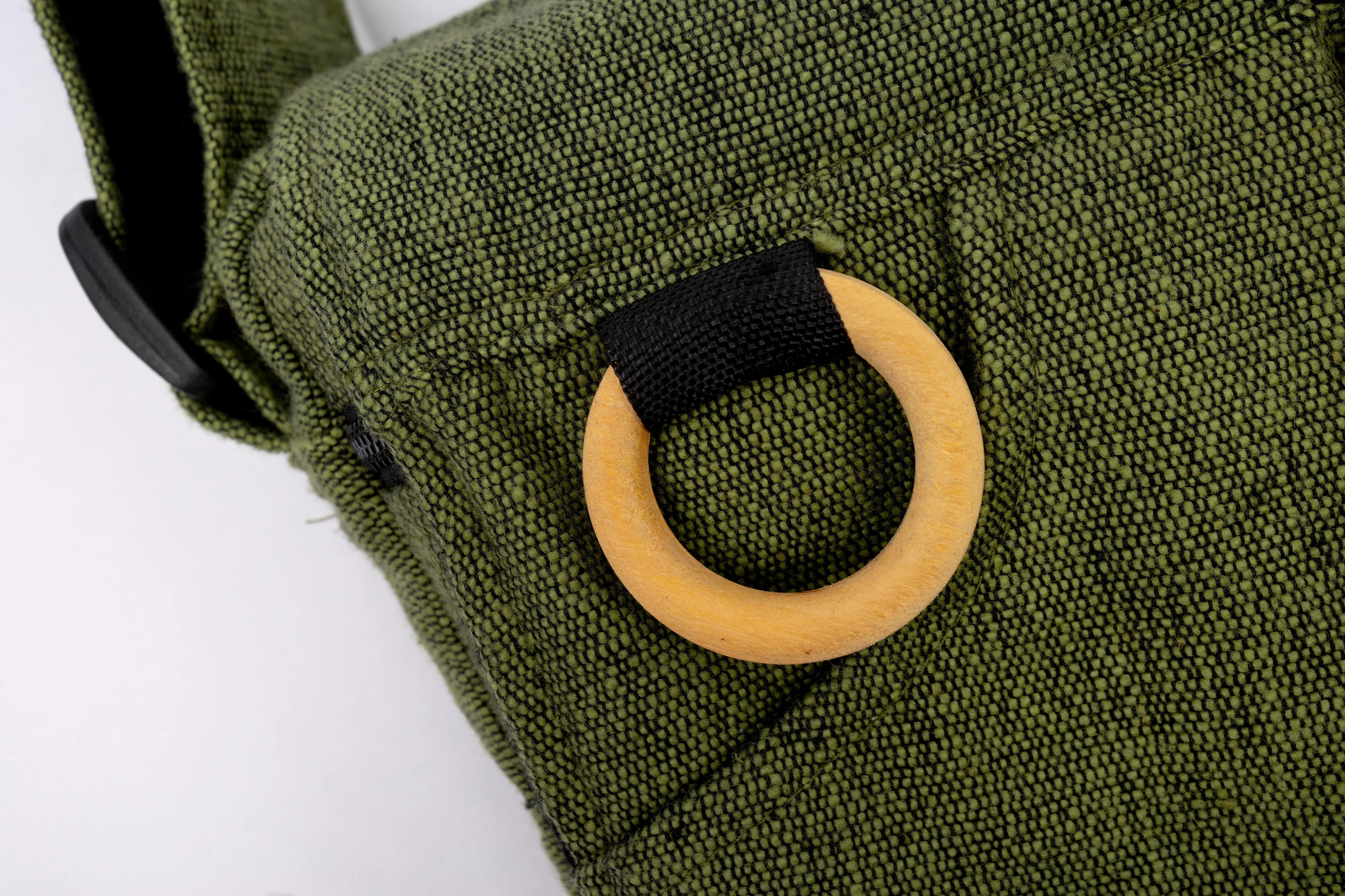 Lukla Green Embroidered Messenger Bag