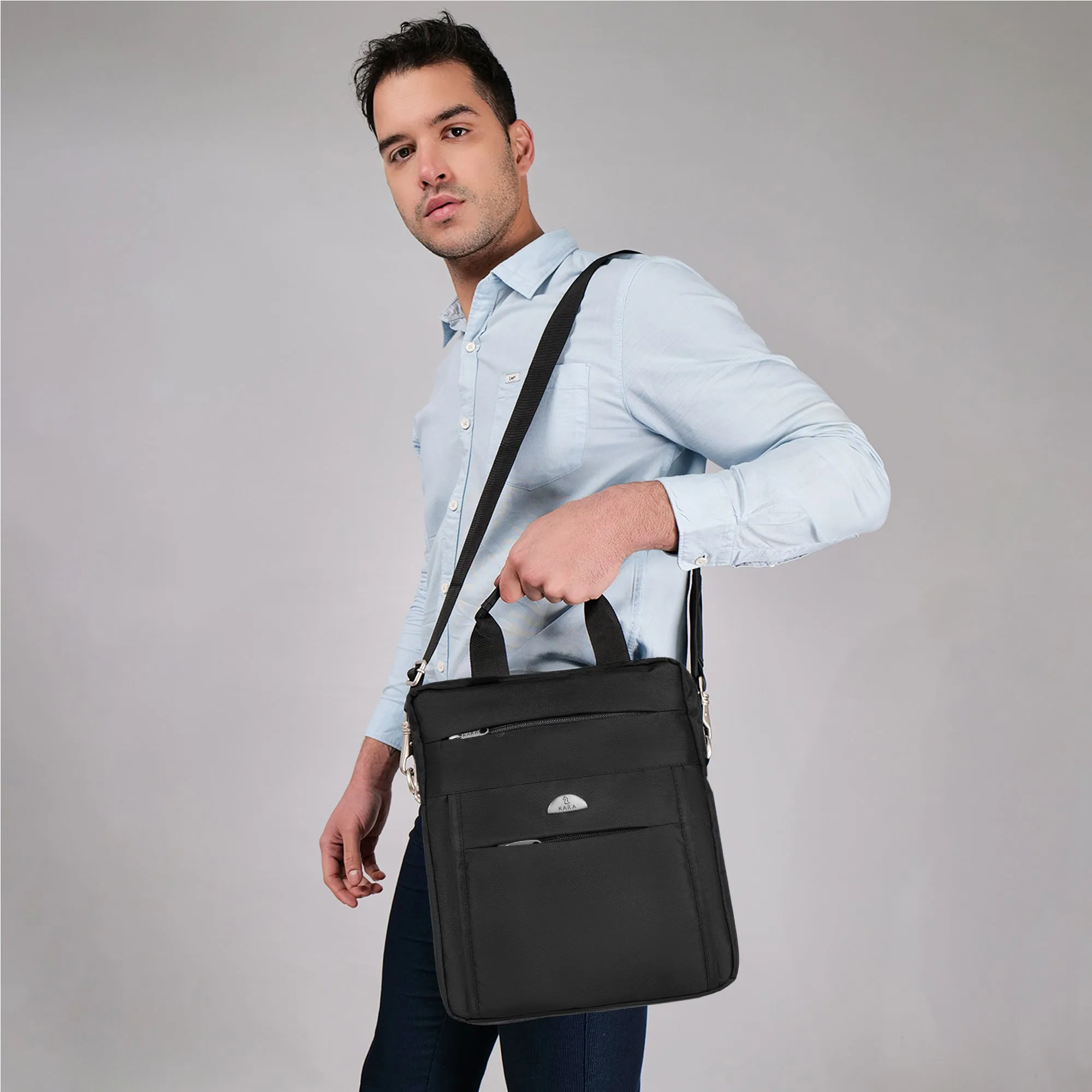 Luxurious Vertical Messenger Bag