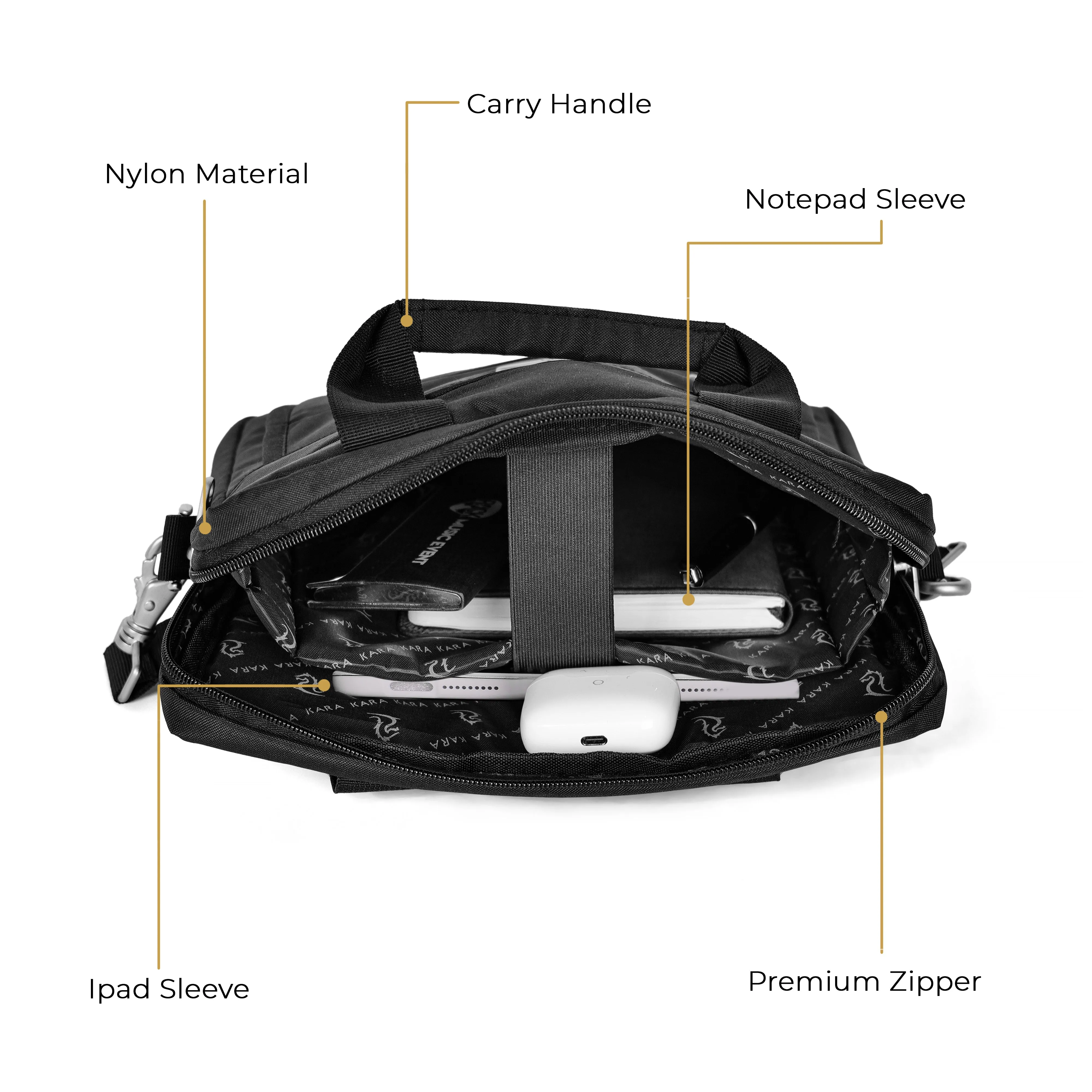 Luxurious Vertical Messenger Bag