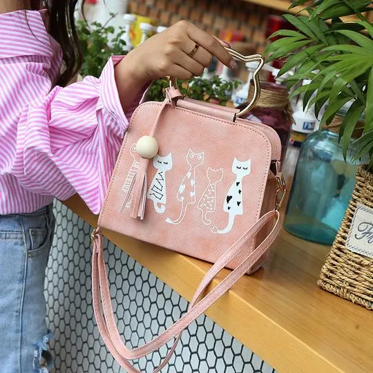 Luxury Cat Handbag Shoulderbag
