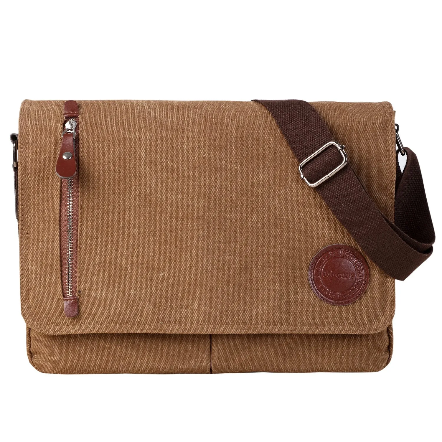 Mactso Vintage Canvas Messenger Bag ,Travel Shoulder Bag 13.5" Laptop Bags Book Bag