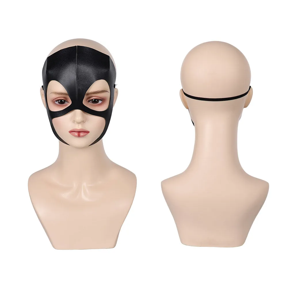 Madame Web Julia Carpenter Female Leather Mask Cosplay Latex Masks Helmet Masquerade Halloween Party Costume Props