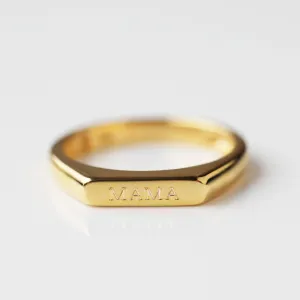 Mama Vintage Signet Ring