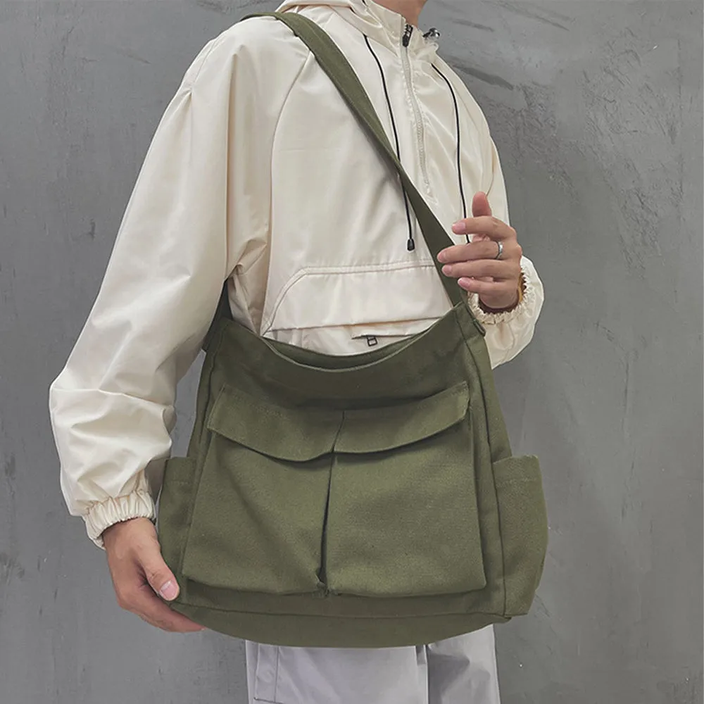 Maxi Cargo Canvas Crossbody