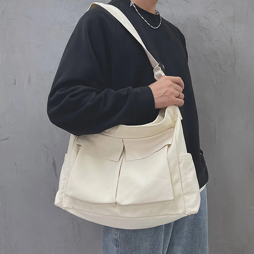 Maxi Cargo Canvas Crossbody