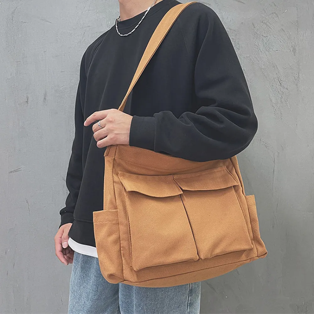 Maxi Cargo Canvas Crossbody