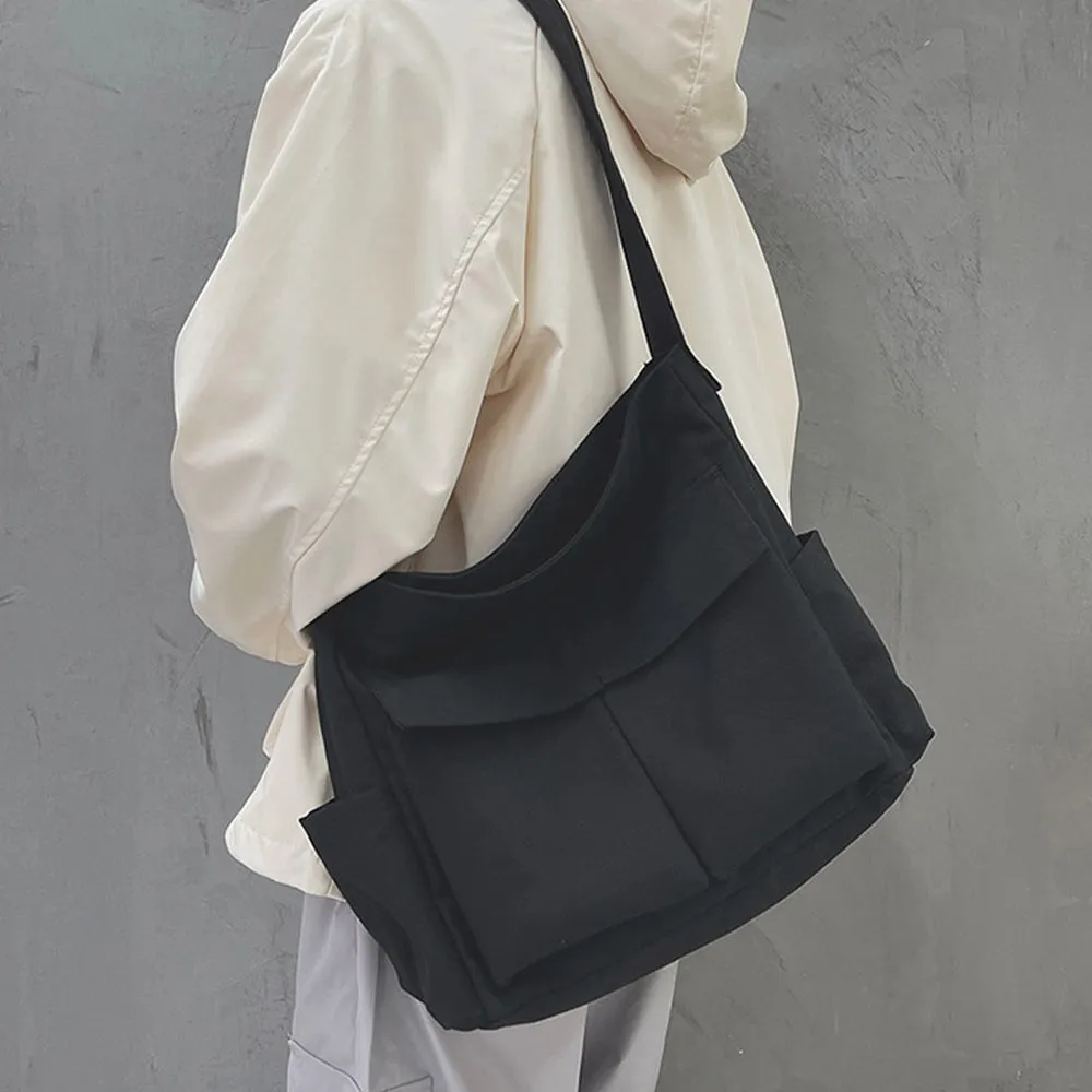 Maxi Cargo Canvas Crossbody