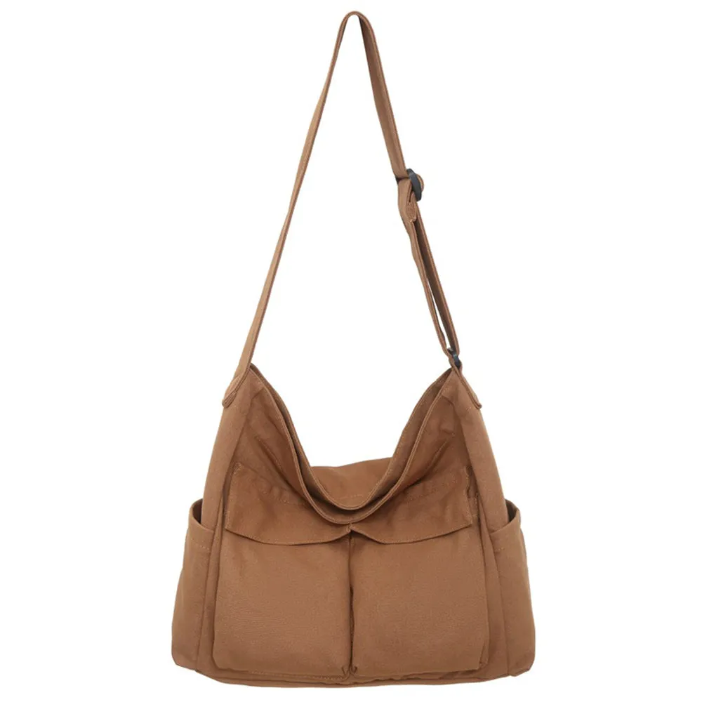 Maxi Cargo Canvas Crossbody
