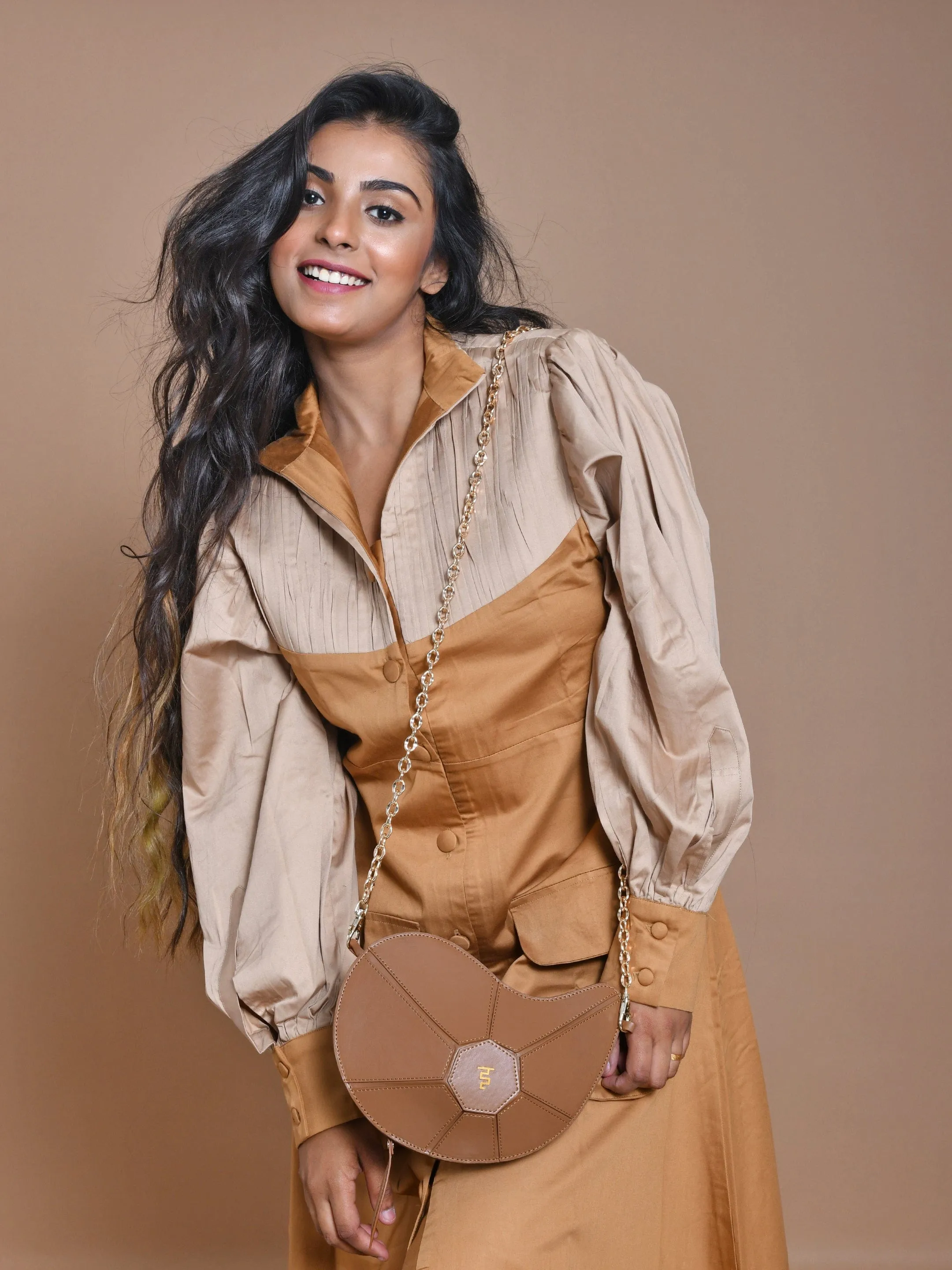 Maxi Kerry Bag In Tan