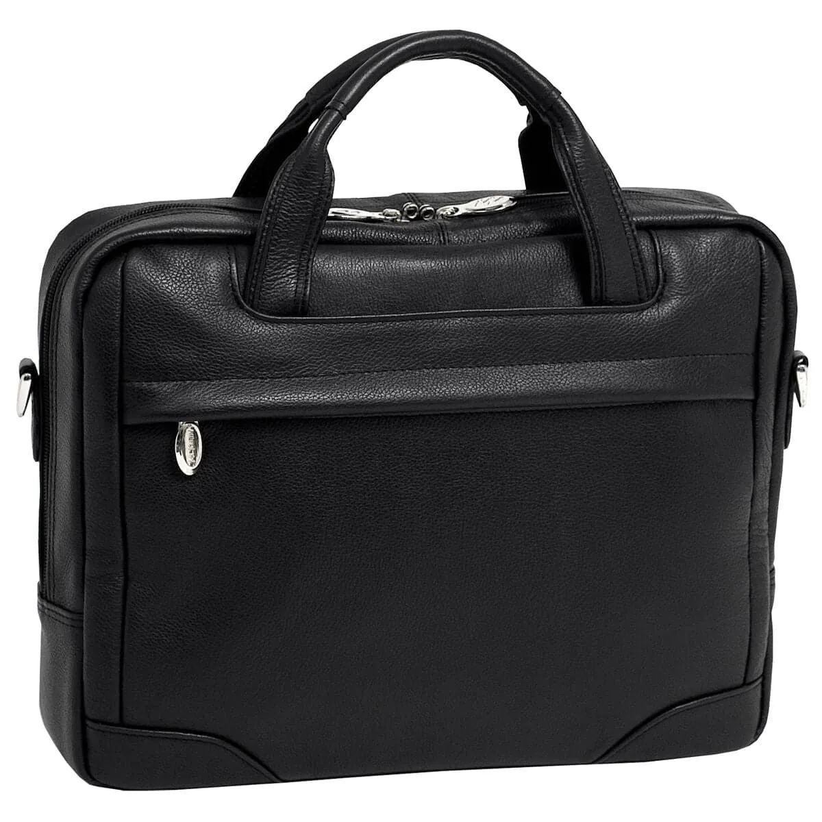 McKlein USA Bridgeport 15.6" Leather Large Laptop Briefcase