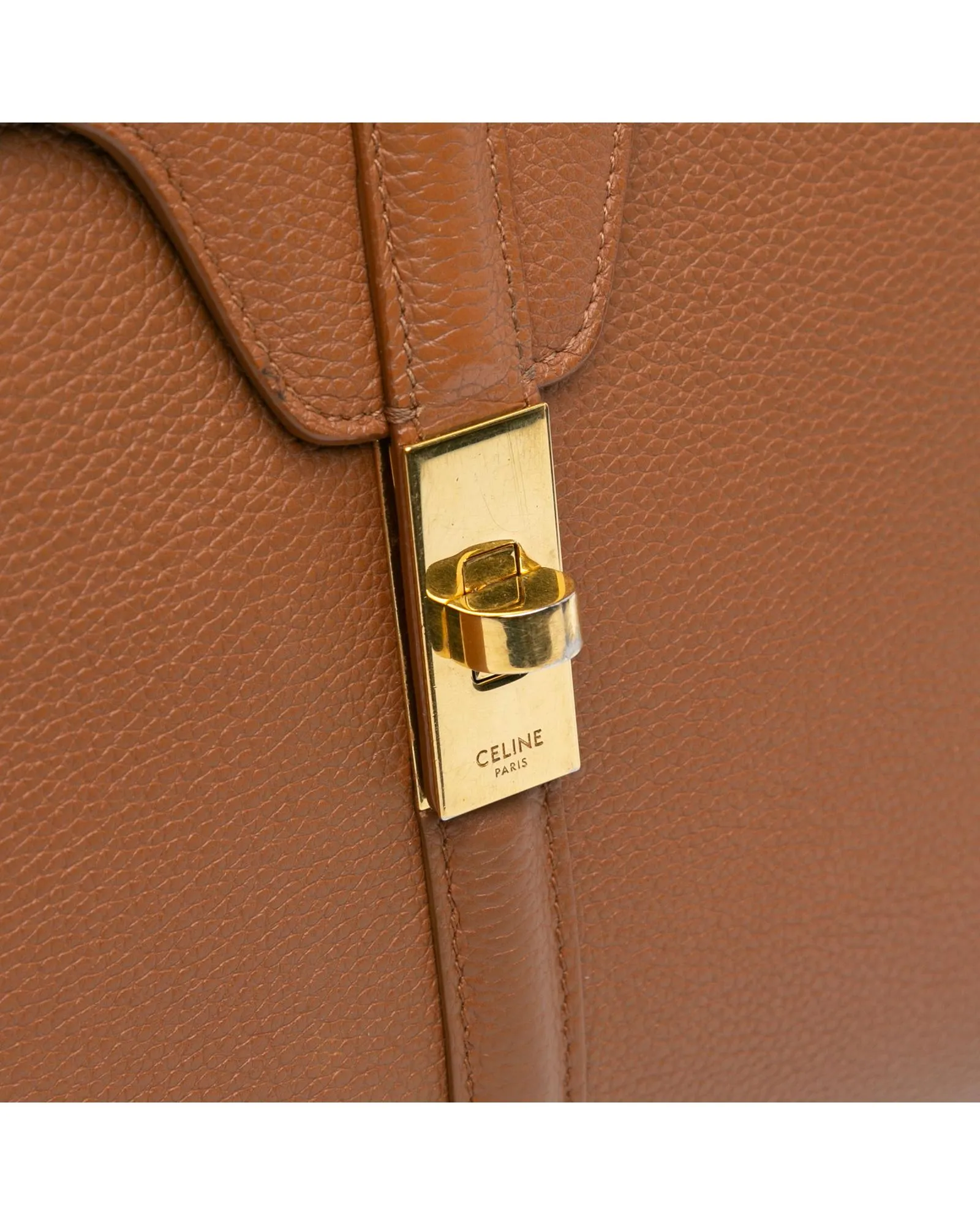 Medium Leather Satchel with Adjustable Straps and Multiple Compartments