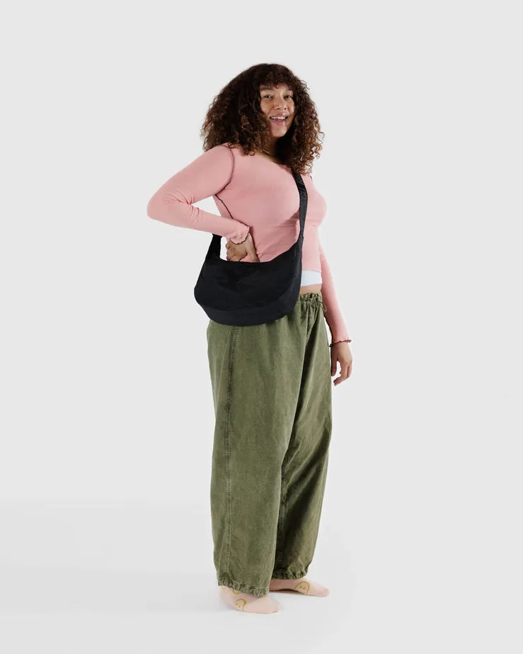 Medium Nylon Crescent Bag 47"Strap