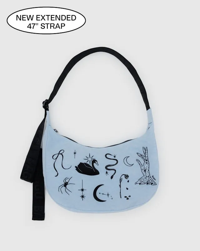 Medium Nylon Crescent Bag 47"Strap