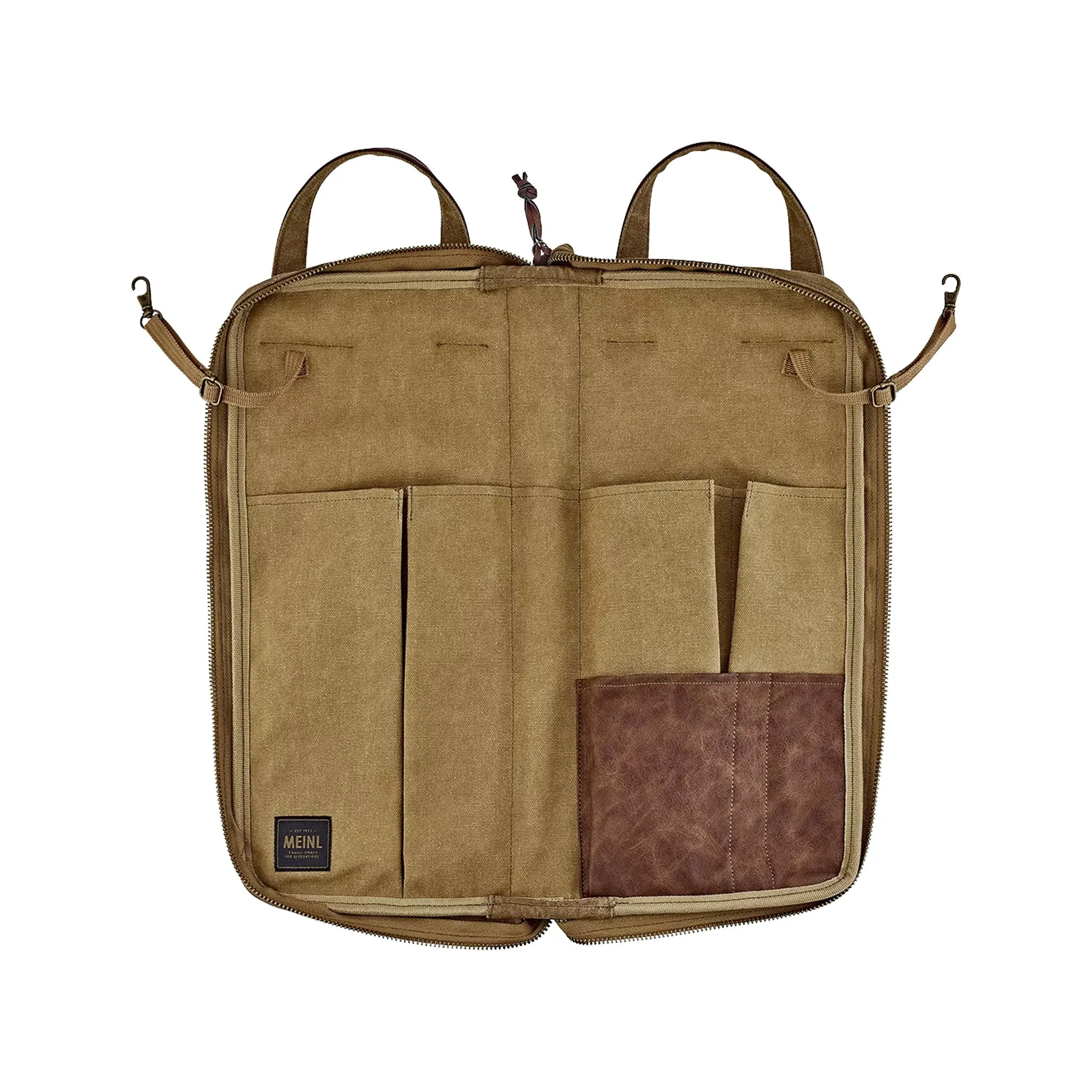 MEINL Cymbals MWSKH Waxed Canvas Stick Bag, Vintage Khaki