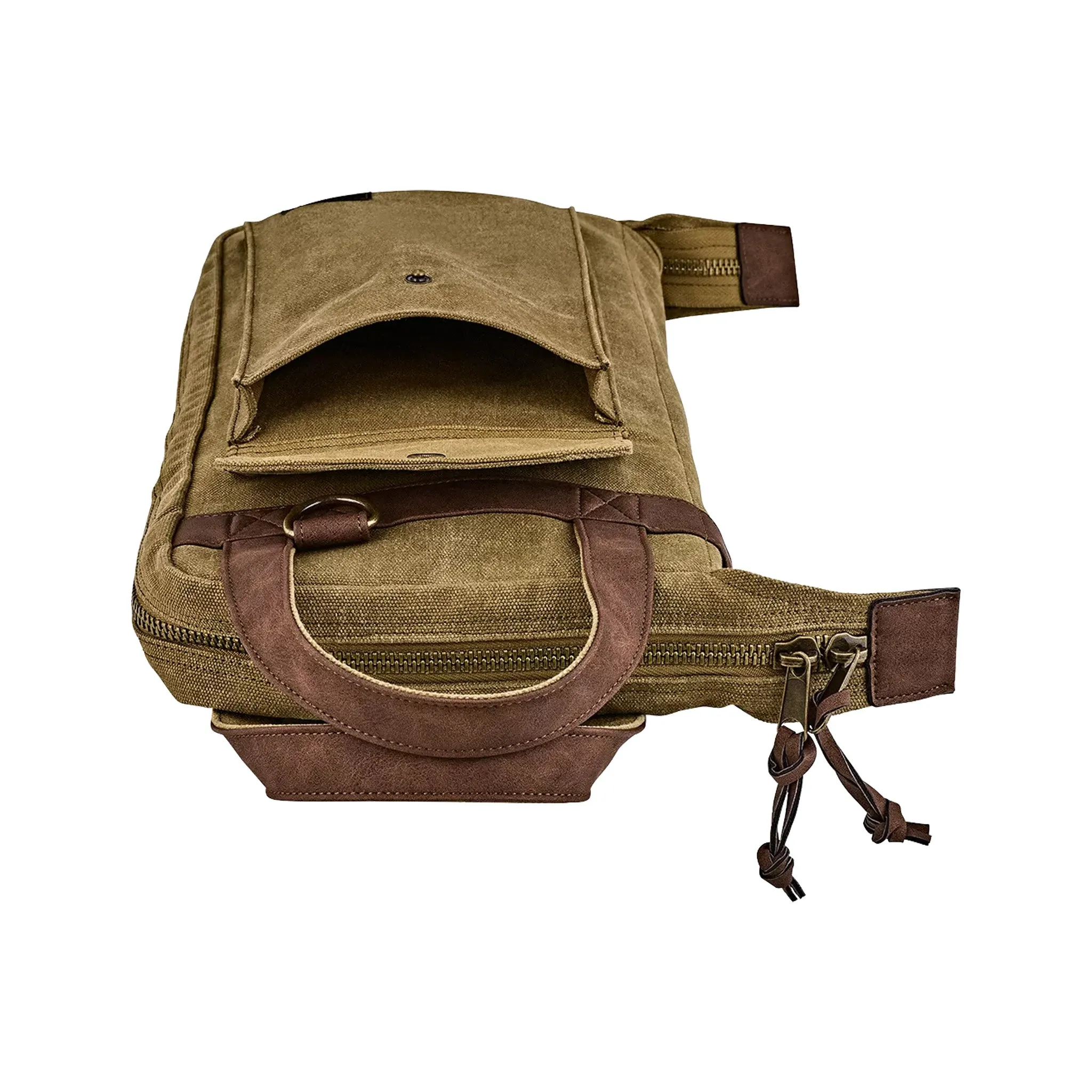 MEINL Cymbals MWSKH Waxed Canvas Stick Bag, Vintage Khaki