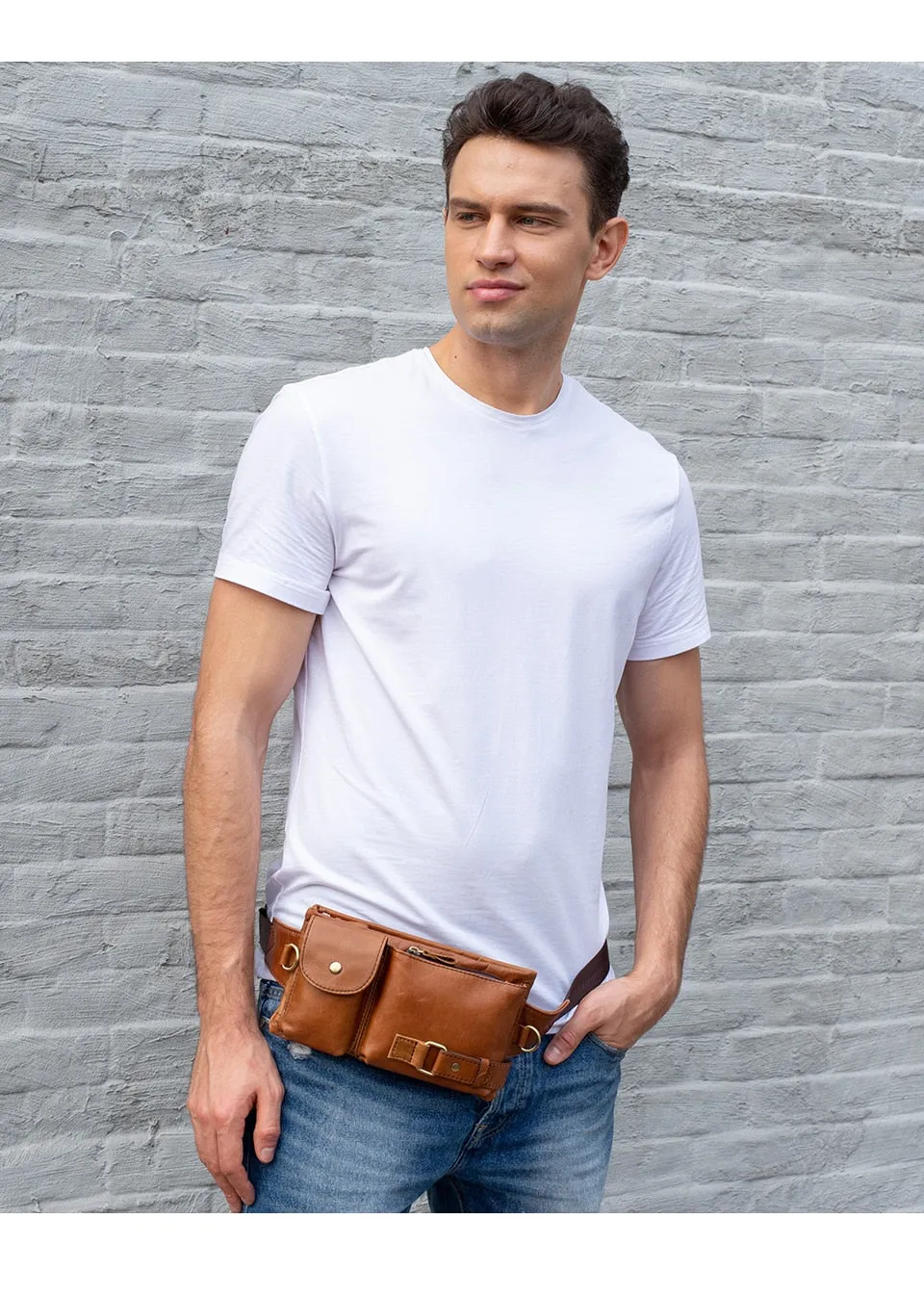 Men Waist Bags Fanny Pack Belt Bag