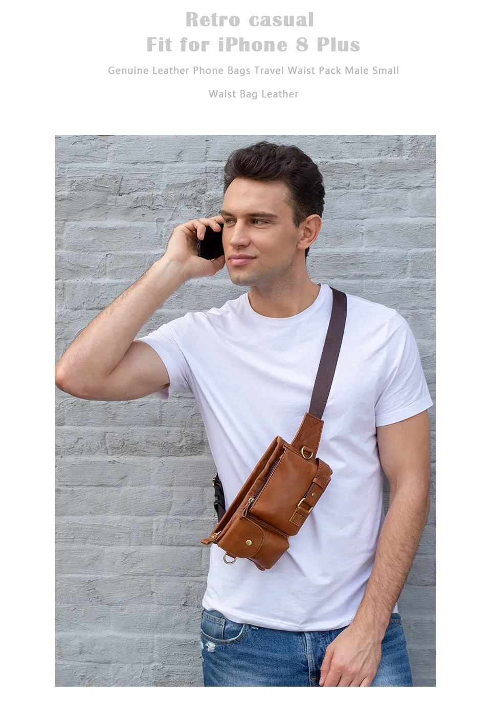 Men Waist Bags Fanny Pack Belt Bag