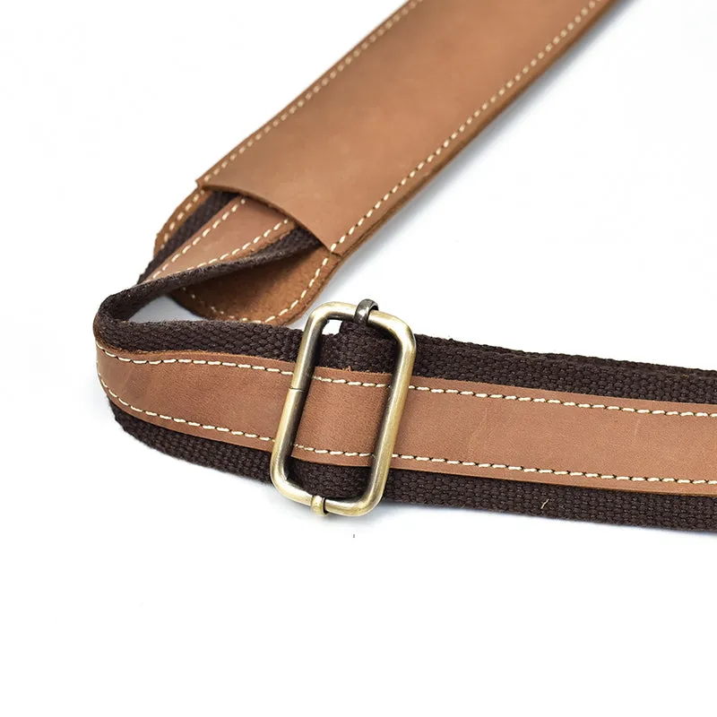 Men's Vintage Crazy Horse Leather Travel Bag