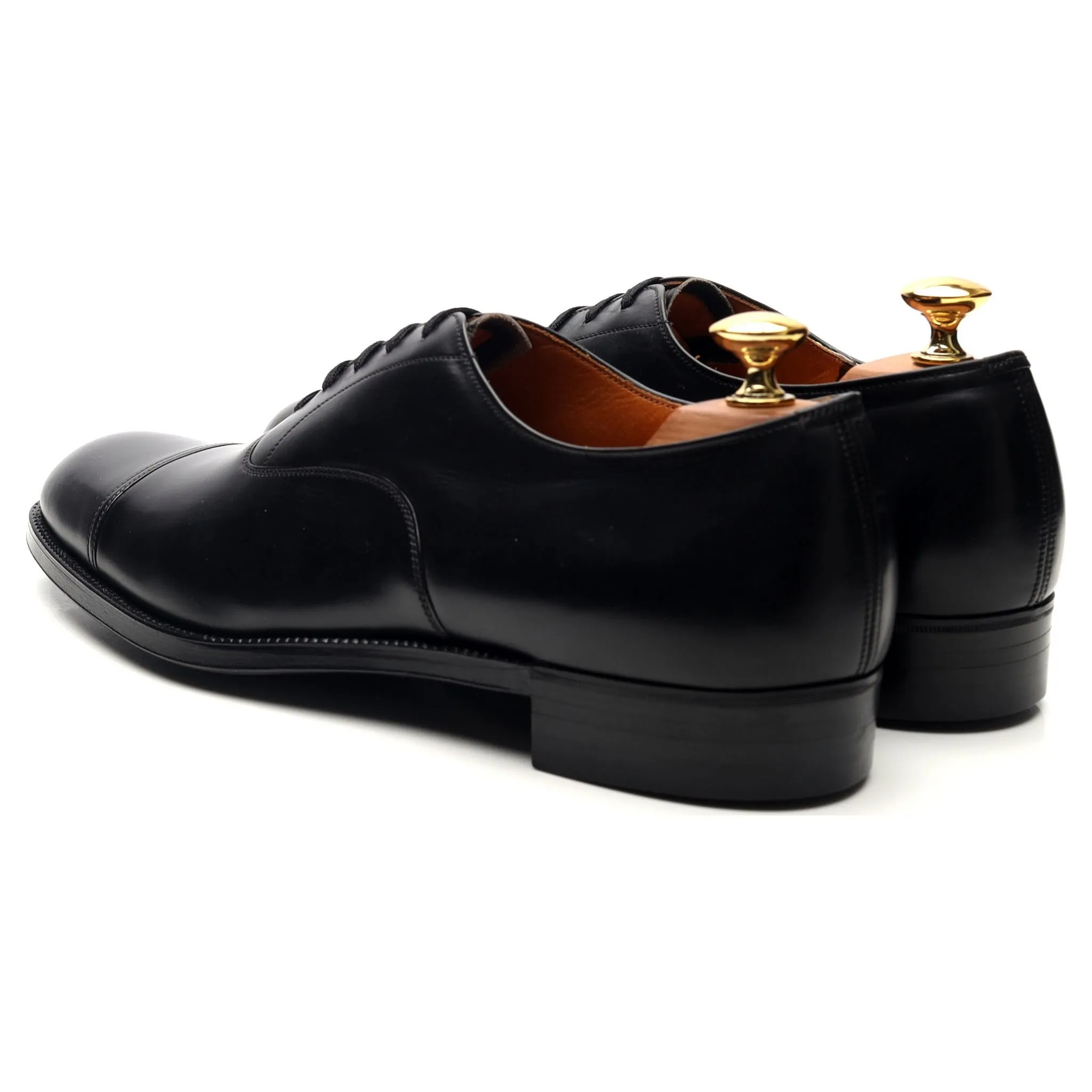 'Messenger' Black Leather Oxford UK 8.5 C