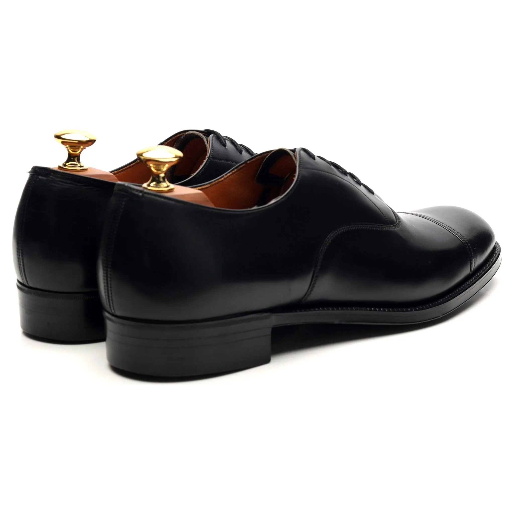 'Messenger' Black Leather Oxford UK 8.5 C