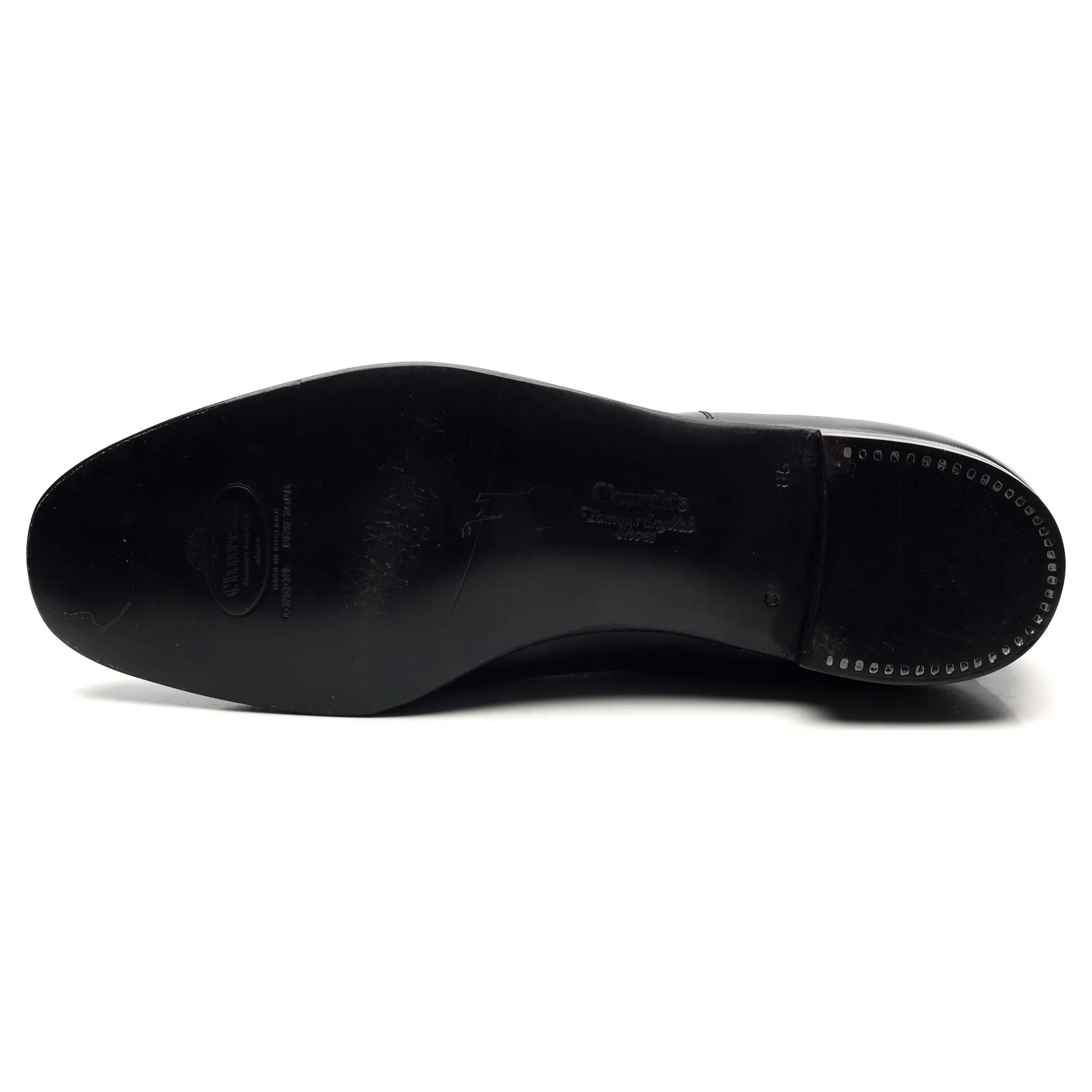 'Messenger' Black Leather Oxford UK 8.5 C