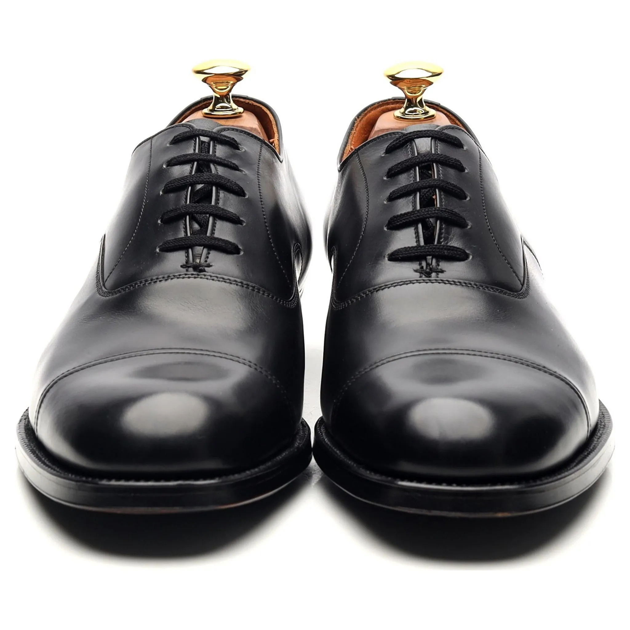'Messenger' Black Leather Oxford UK 8.5 C