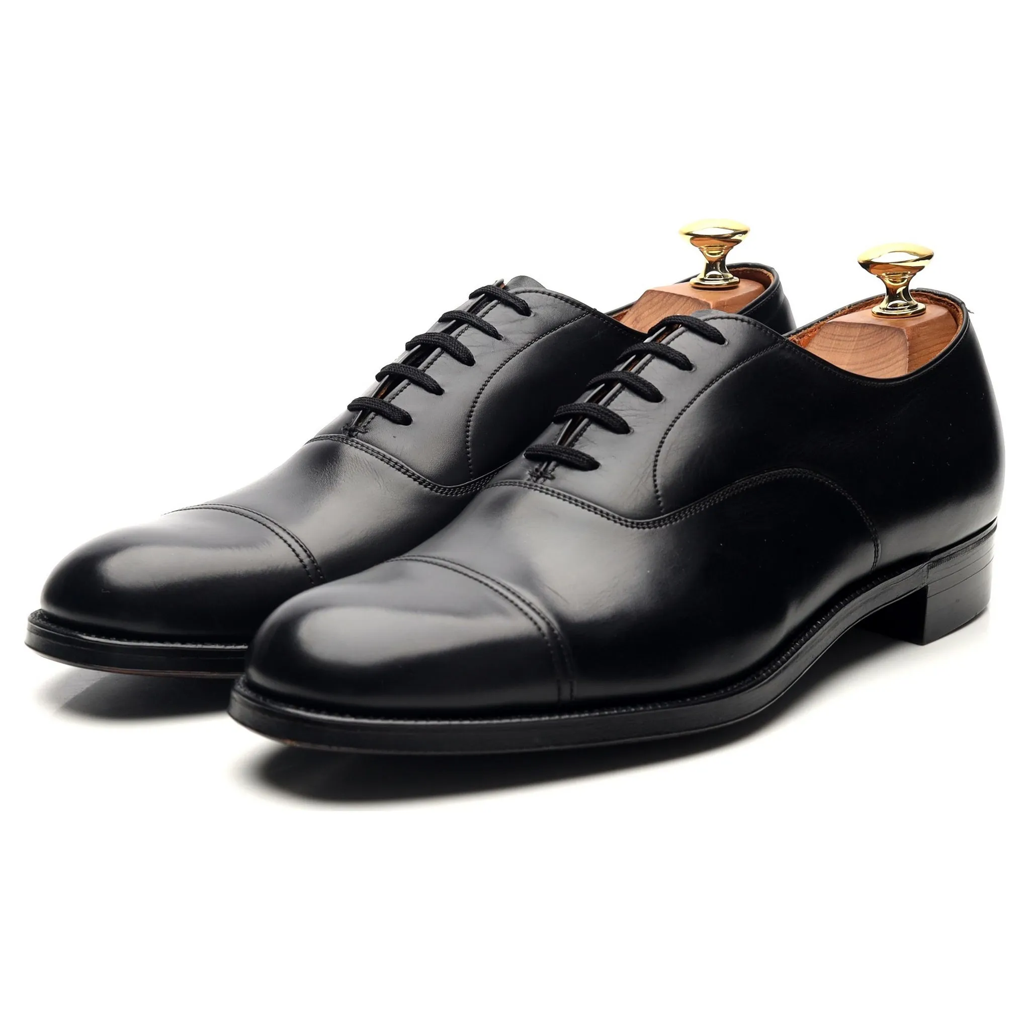 'Messenger' Black Leather Oxford UK 8.5 C