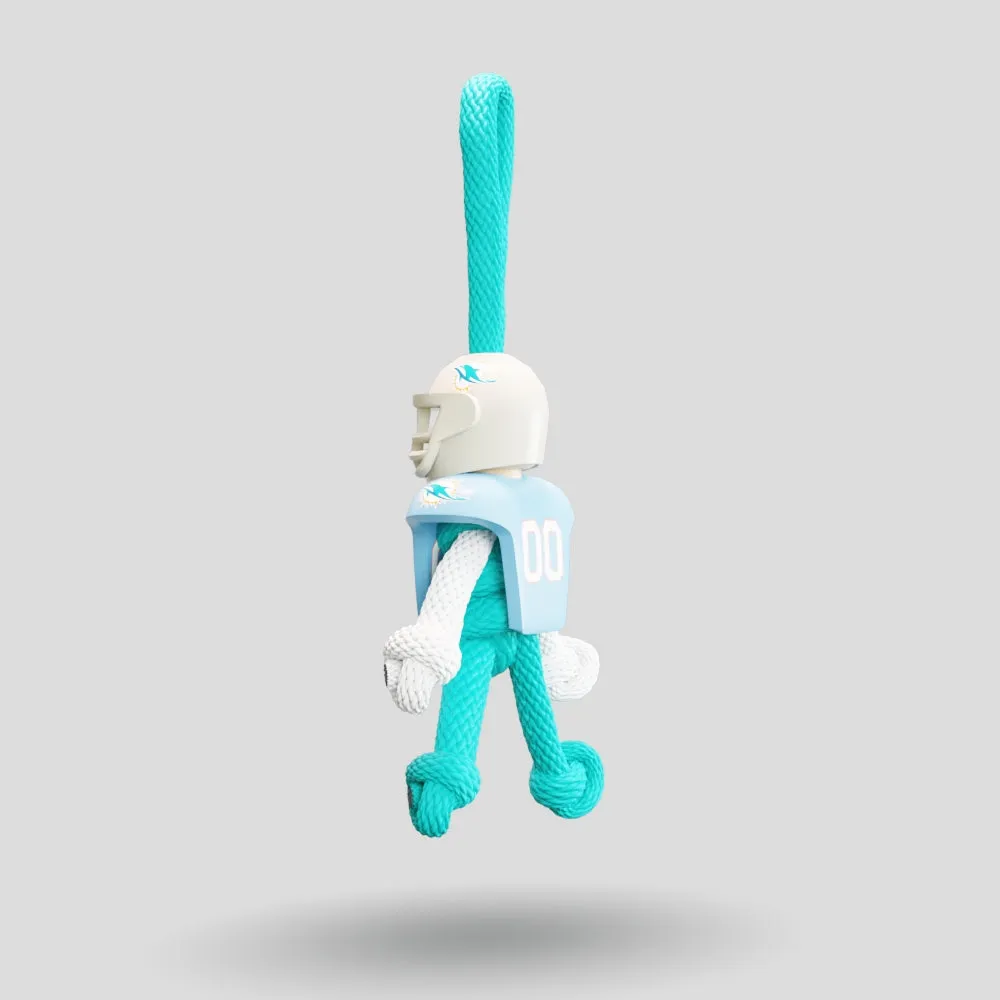 Miami Dolphins Paracord Buddy Keychain