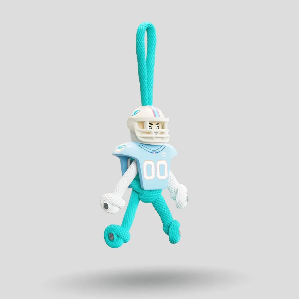 Miami Dolphins Paracord Buddy Keychain