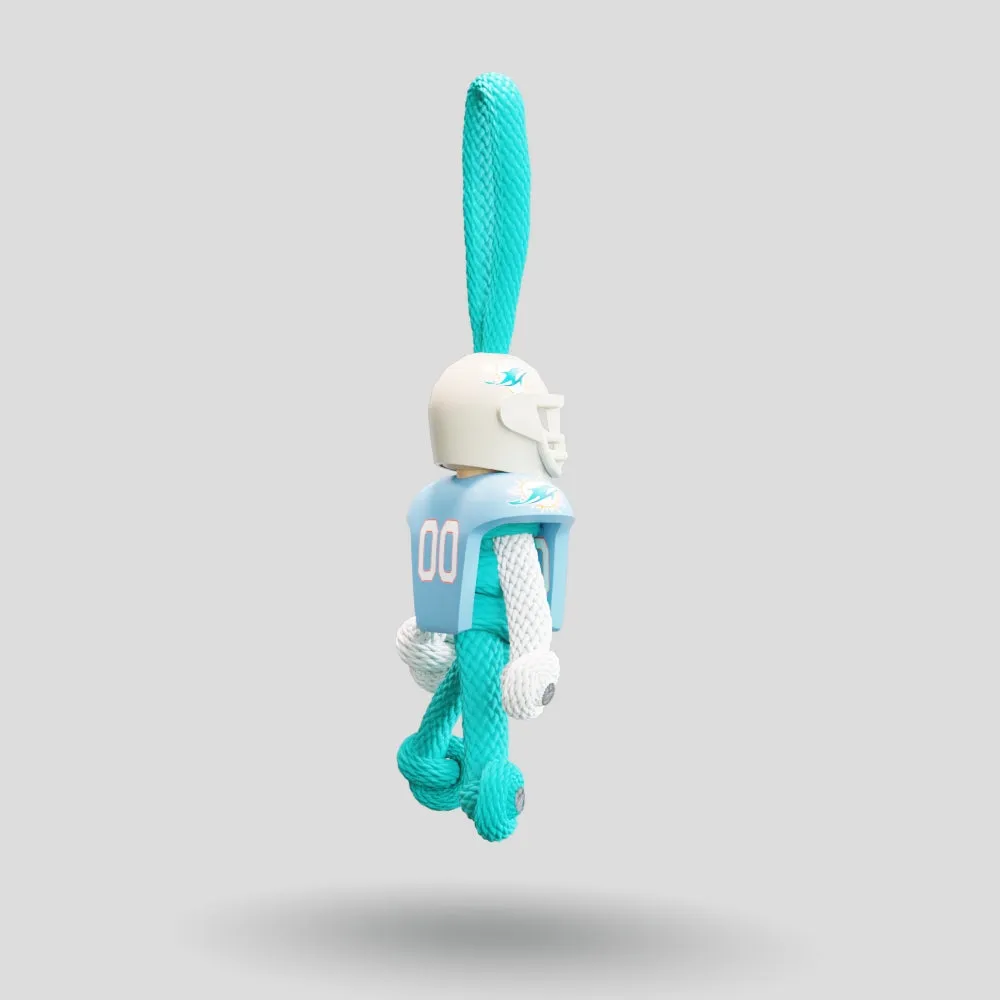 Miami Dolphins Paracord Buddy Keychain