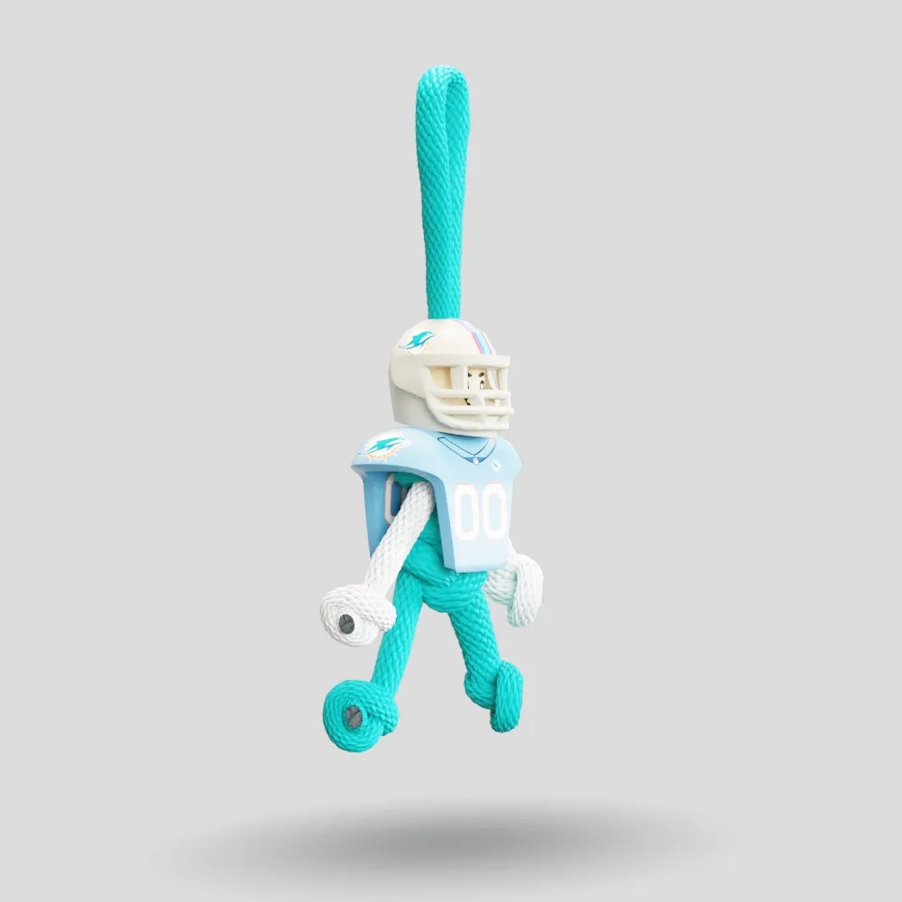 Miami Dolphins Paracord Buddy Keychain