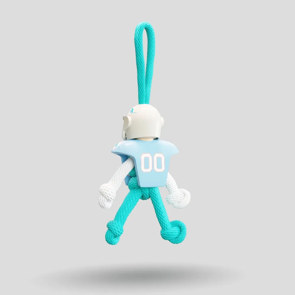 Miami Dolphins Paracord Buddy Keychain