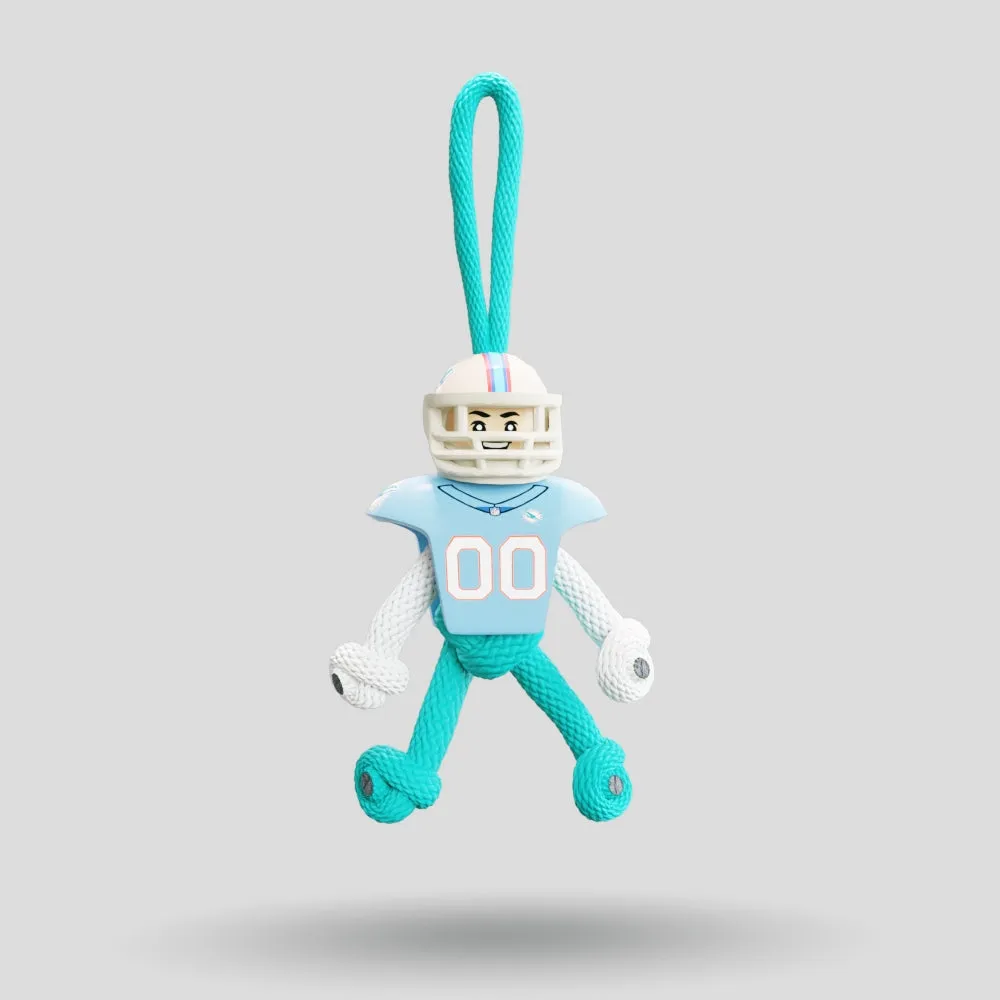 Miami Dolphins Paracord Buddy Keychain