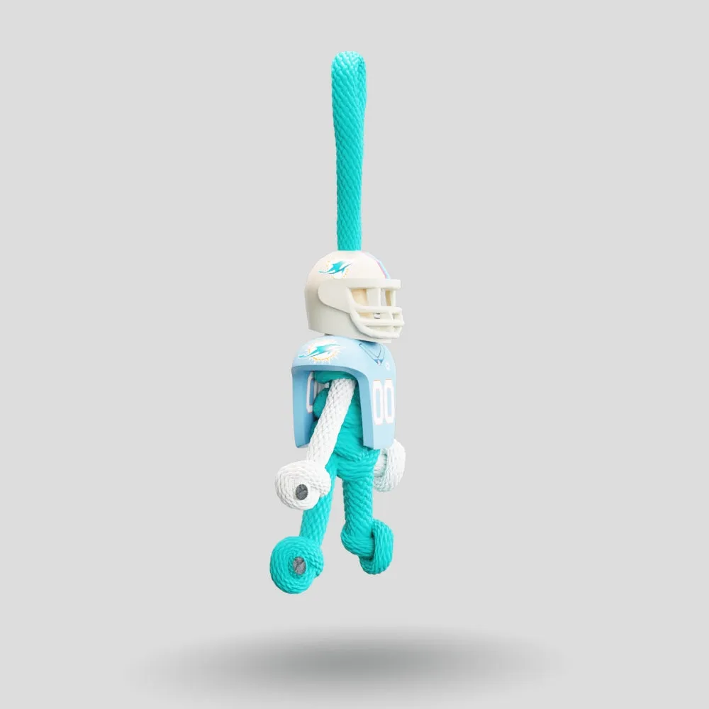Miami Dolphins Paracord Buddy Keychain