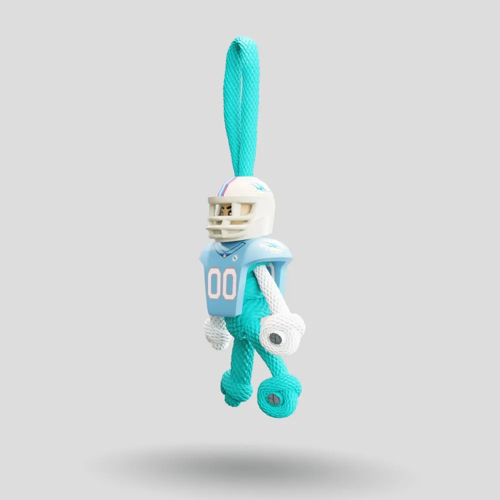 Miami Dolphins Paracord Buddy Keychain