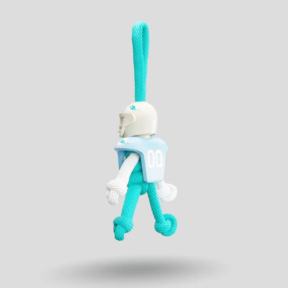 Miami Dolphins Paracord Buddy Keychain
