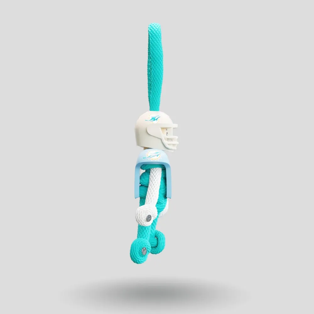 Miami Dolphins Paracord Buddy Keychain