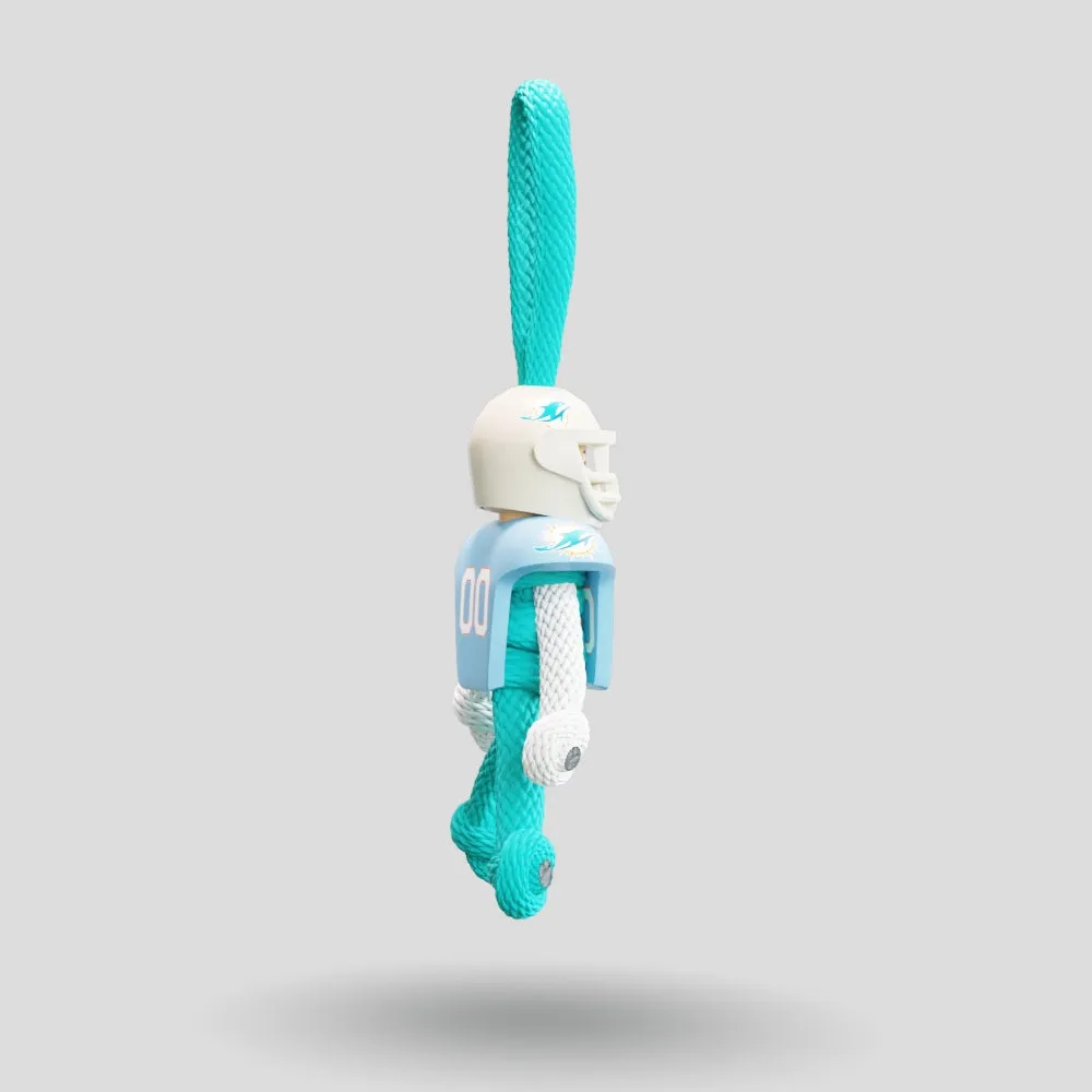 Miami Dolphins Paracord Buddy Keychain