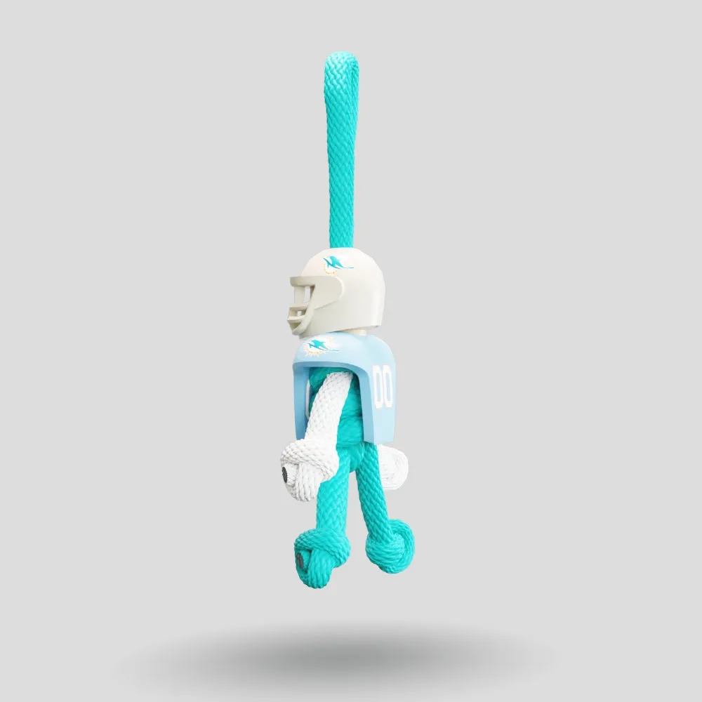 Miami Dolphins Paracord Buddy Keychain