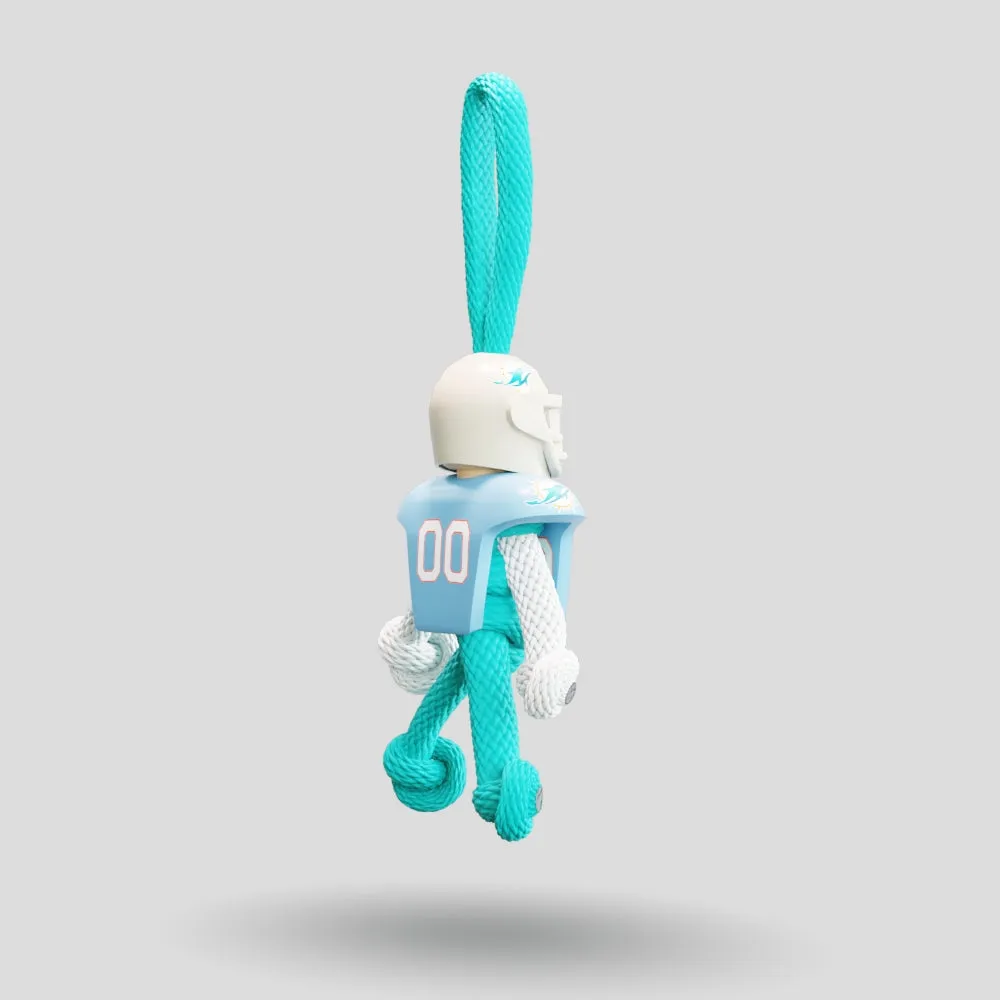 Miami Dolphins Paracord Buddy Keychain
