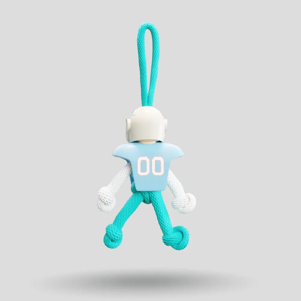 Miami Dolphins Paracord Buddy Keychain