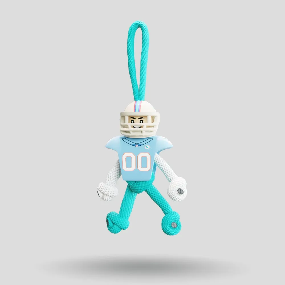Miami Dolphins Paracord Buddy Keychain