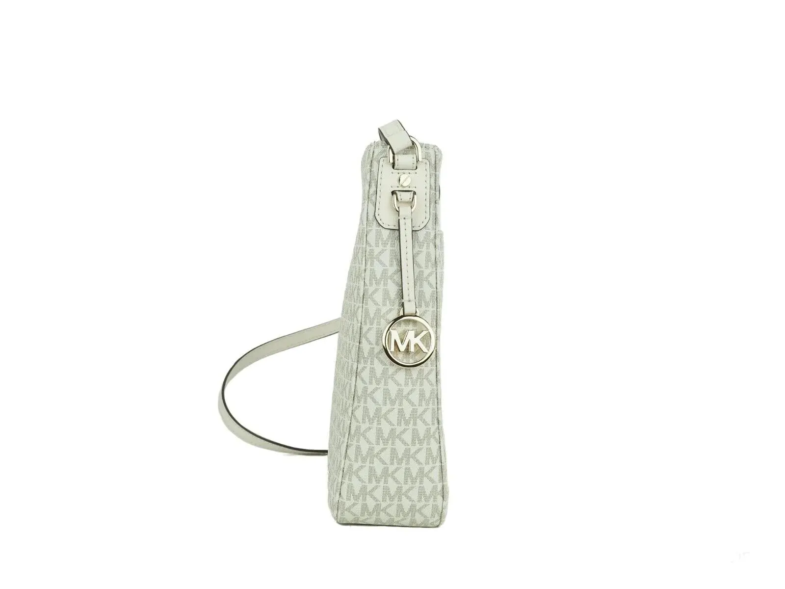 Michael Kors Jet Set Travel Large Messenger Bag (Light Cream)