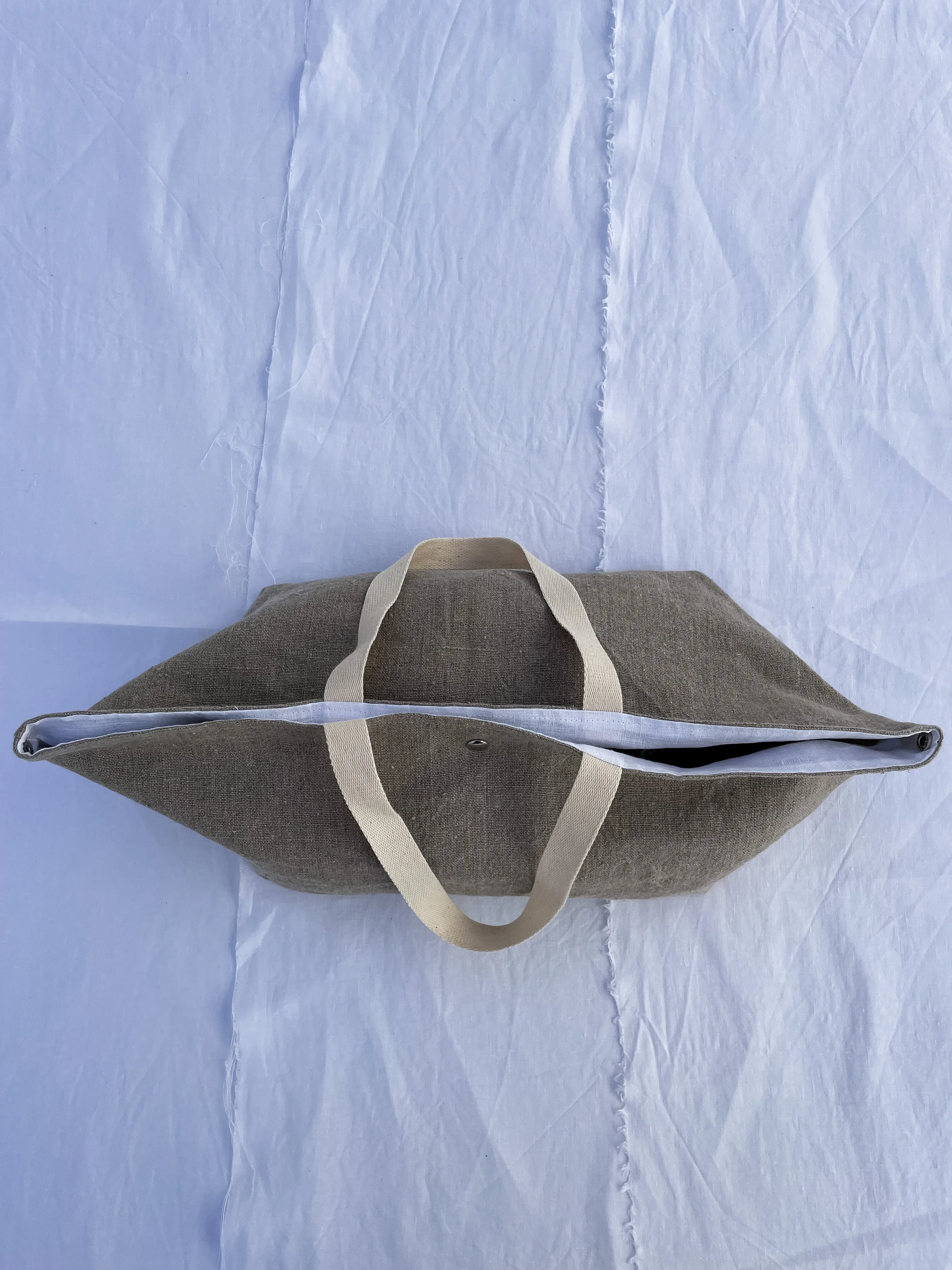 MINI beach bag: natural
