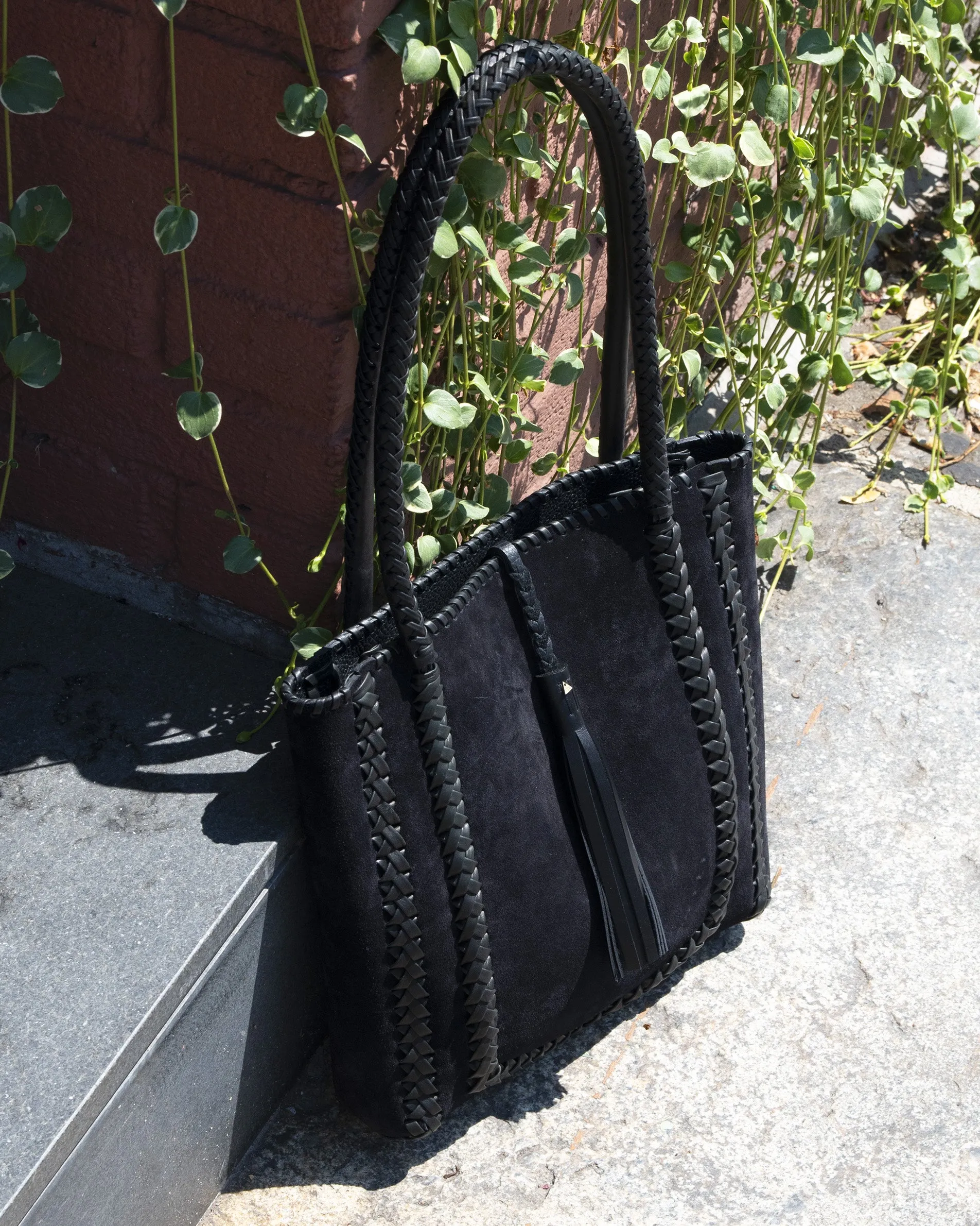 Mini Braided Cross Tote