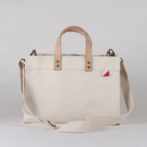 Mini Canvas Leather Handles Tote Bag
