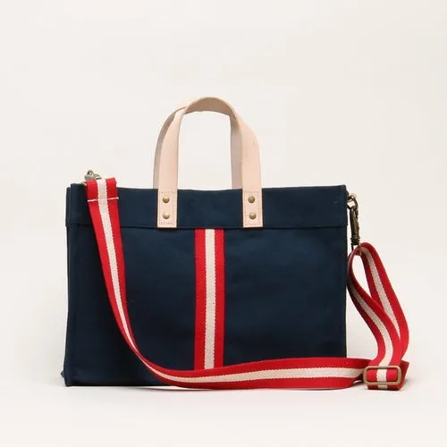 Mini Canvas Leather Handles Tote Bag