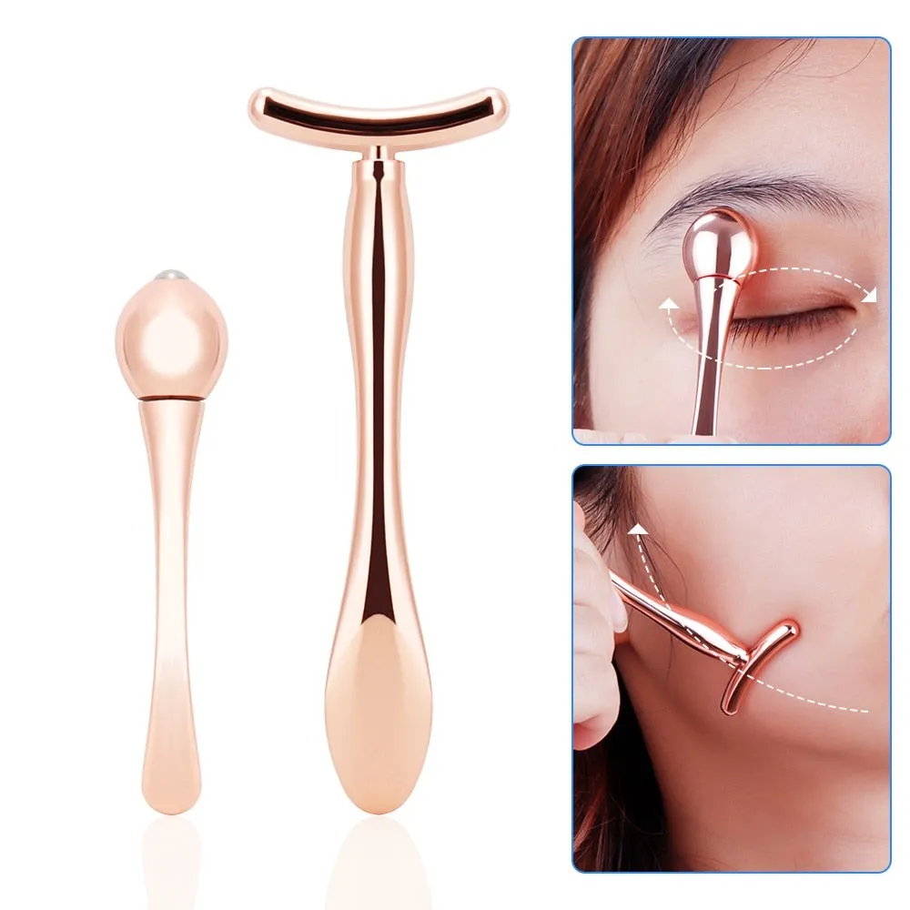 Mini Eyes Massage Stick Device T-shape Face Massage