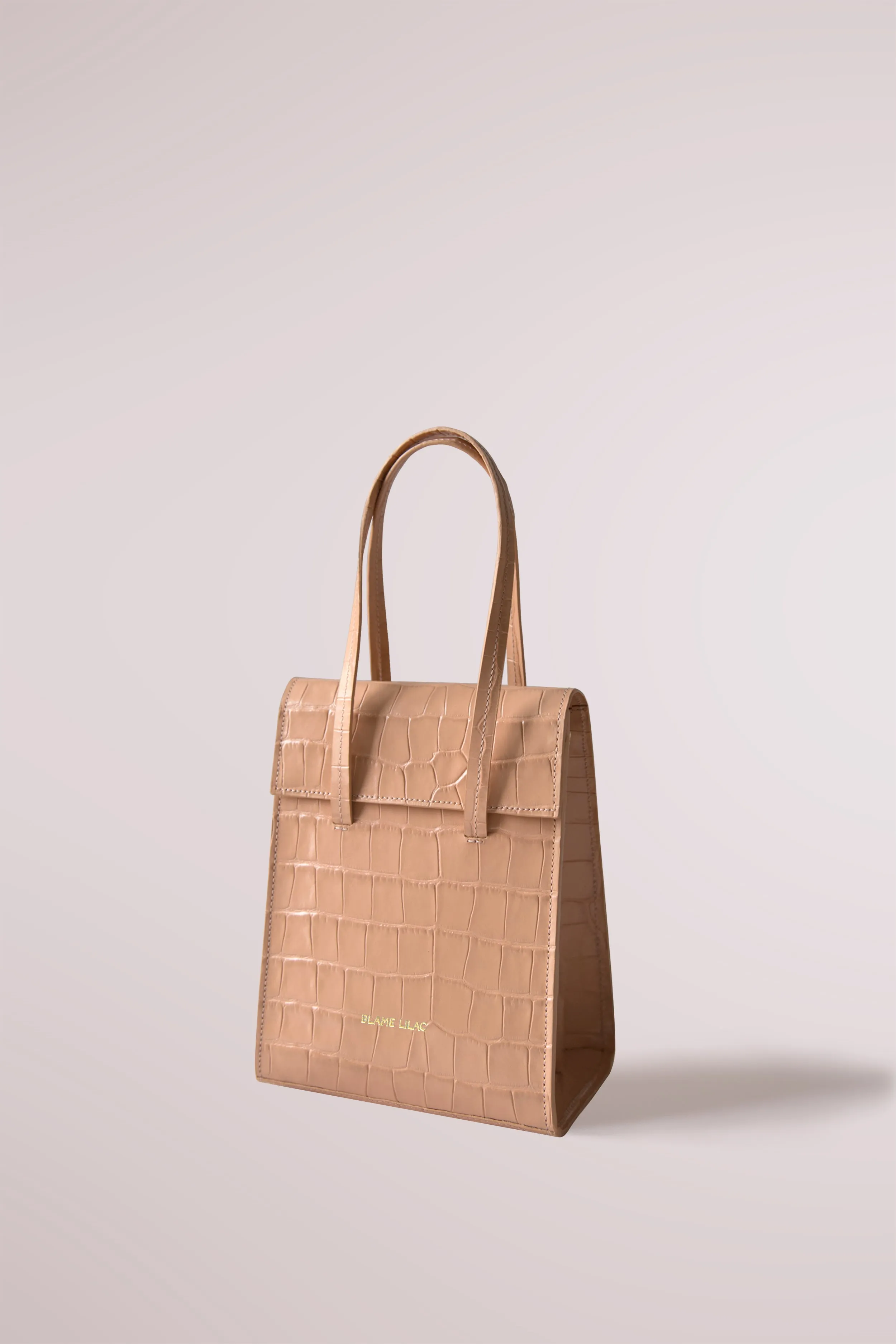 MINI FRITA BAG CROC PEACH