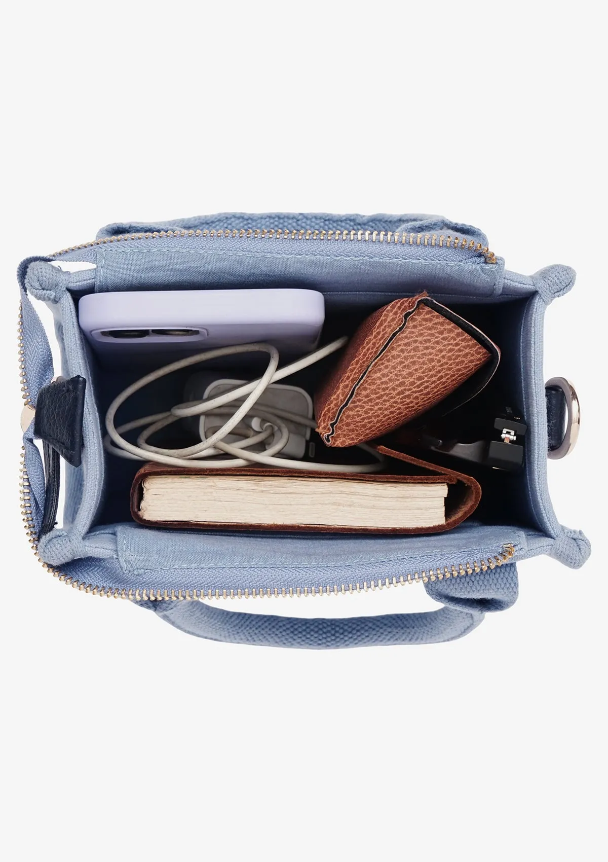 MINI URBAN TOTE | AZURE BLUE